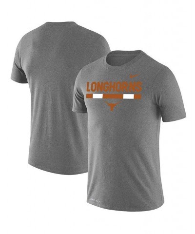 Men's Heathered Gray Texas Longhorns Team DNA Legend Performance T-shirt $20.50 T-Shirts