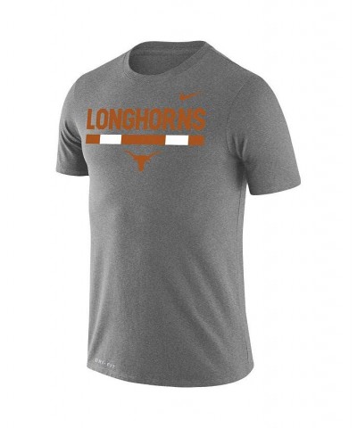 Men's Heathered Gray Texas Longhorns Team DNA Legend Performance T-shirt $20.50 T-Shirts