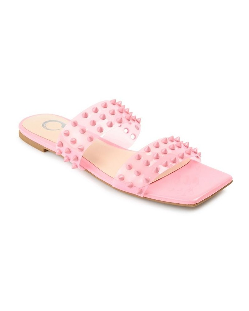 Women's Katari Lucite Sandals Pink $37.60 Shoes