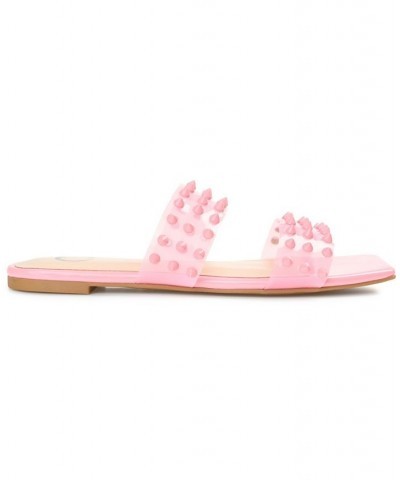 Women's Katari Lucite Sandals Pink $37.60 Shoes