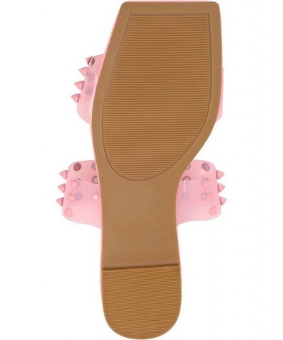 Women's Katari Lucite Sandals Pink $37.60 Shoes