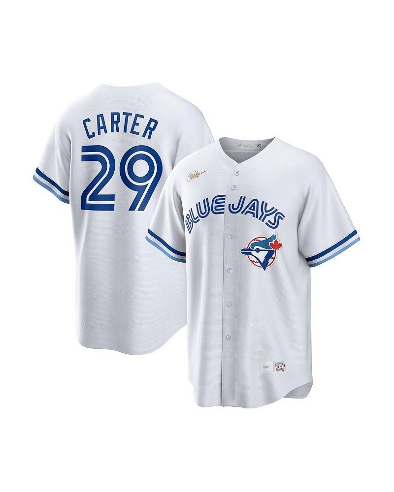 Men's Joe Carter White Toronto Blue Jays Home Cooperstown Collection Player Jersey $67.08 Jersey