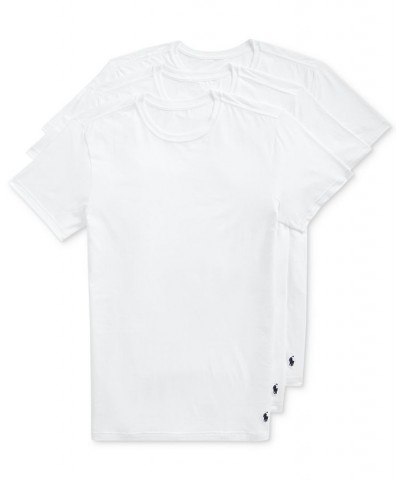 Men's 3-Pk. Slim-Fit Stretch Undershirts White $23.65 Undershirt