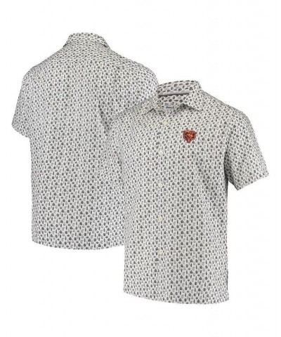 Men's White Chicago Bears Baja Mar Woven Button-Up Shirt $75.00 Shirts