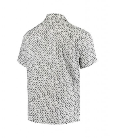 Men's White Chicago Bears Baja Mar Woven Button-Up Shirt $75.00 Shirts