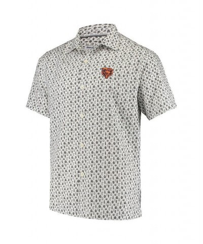 Men's White Chicago Bears Baja Mar Woven Button-Up Shirt $75.00 Shirts