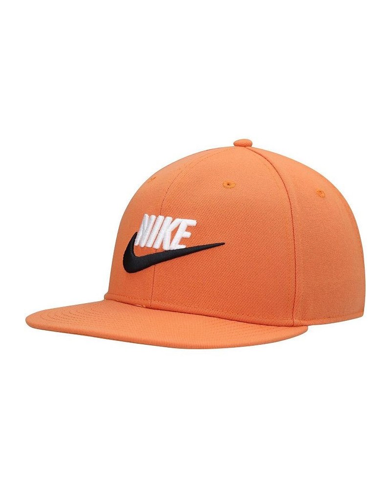 Men's Orange Pro Futura Performance Snapback Hat $18.06 Hats