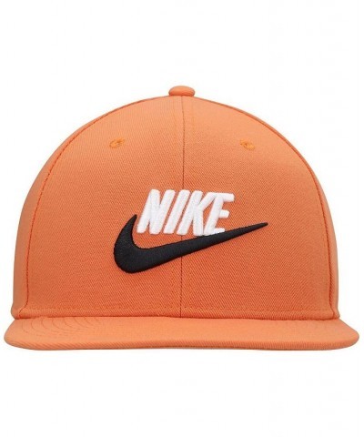 Men's Orange Pro Futura Performance Snapback Hat $18.06 Hats