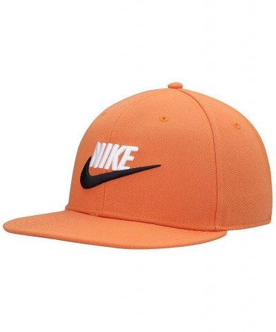 Men's Orange Pro Futura Performance Snapback Hat $18.06 Hats