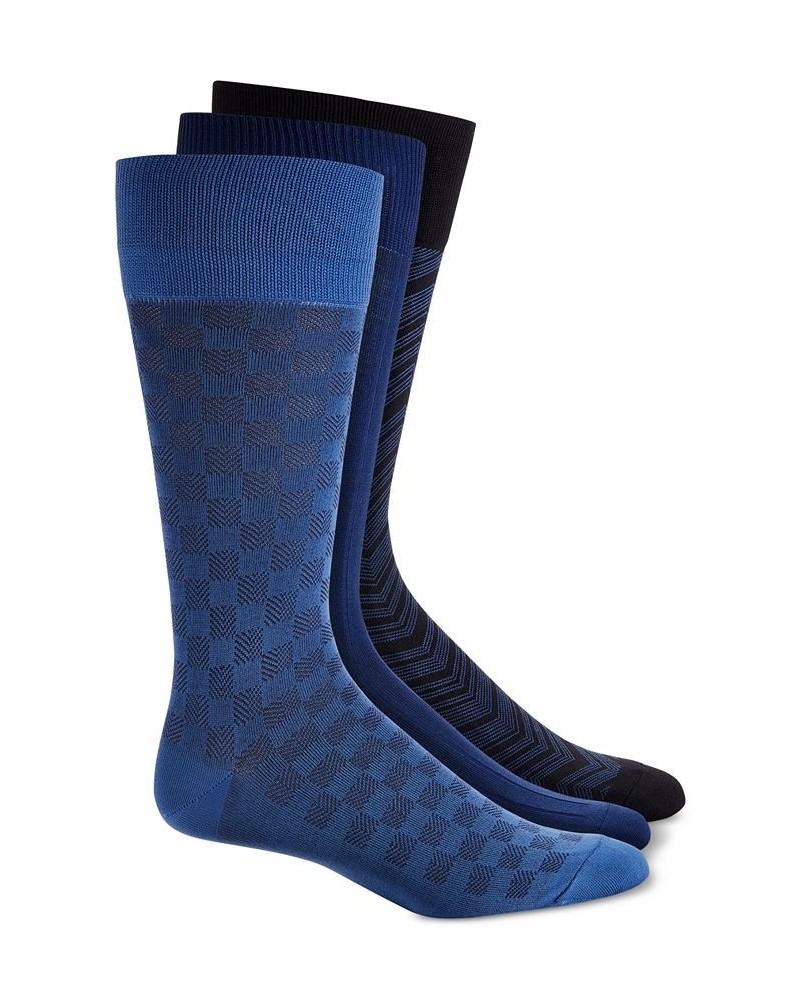 Perry Ellis Men's 3-Pk. Microfiber Patterned Socks PD02 $11.23 Socks