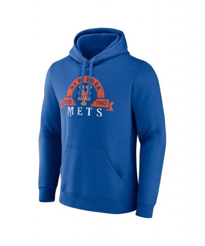 Men's Branded Royal New York Mets Big and Tall Utility Pullover Hoodie $44.19 Sweatshirt