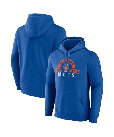 Men's Branded Royal New York Mets Big and Tall Utility Pullover Hoodie $44.19 Sweatshirt