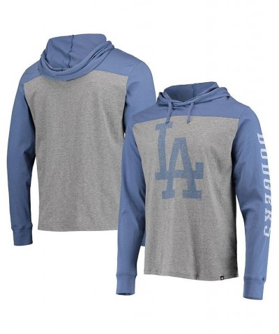 Men's Gray Los Angeles Dodgers Franklin Wooster Pullover Hoodie $26.00 Sweatshirt