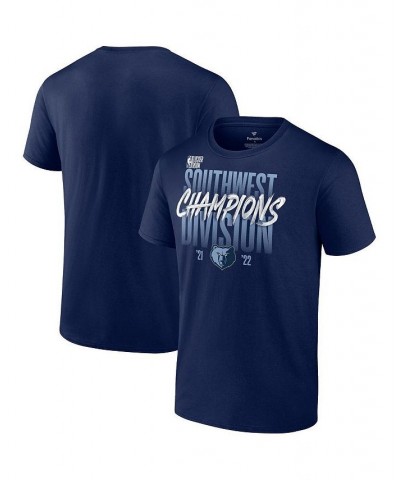 Men's Navy Memphis Grizzlies 2022 Southwest Division Champions Locker Room T-shirt $17.20 T-Shirts