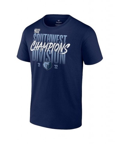 Men's Navy Memphis Grizzlies 2022 Southwest Division Champions Locker Room T-shirt $17.20 T-Shirts