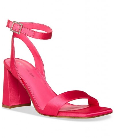 Winni Ankle-Strap Two-Piece Dress Sandals Pink $21.79 Shoes