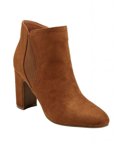 Women's Kella Heeled Dress Booties PD02 $45.15 Shoes