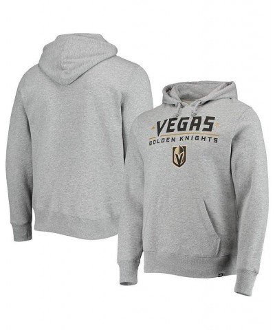 Men's '47 Heathered Gray Vegas Golden Knights Pregame Headline Pullover Hoodie $33.65 Sweatshirt