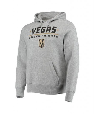 Men's '47 Heathered Gray Vegas Golden Knights Pregame Headline Pullover Hoodie $33.65 Sweatshirt