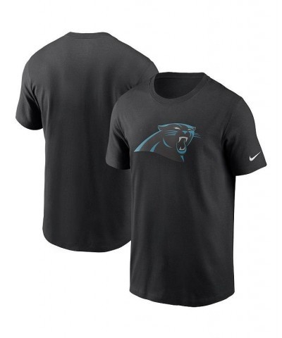 Men's Black Carolina Panthers Primary Logo T-shirt $19.35 T-Shirts