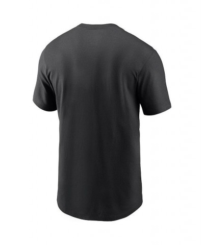 Men's Black Carolina Panthers Primary Logo T-shirt $19.35 T-Shirts