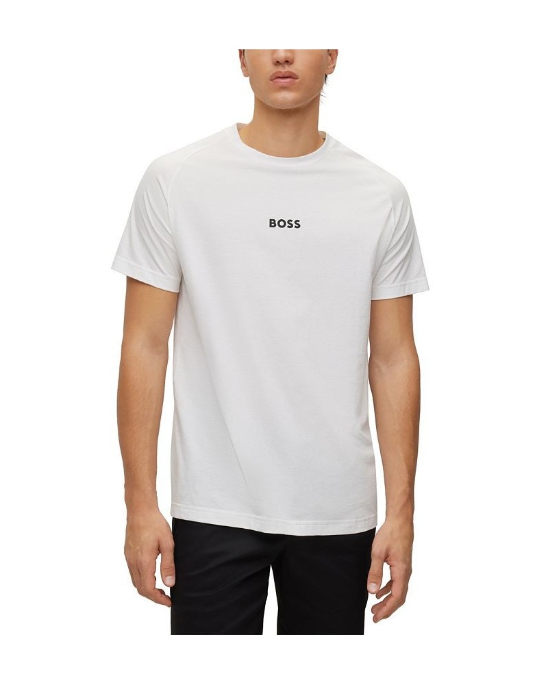 BOSS Men's Artwork and Logos Cotton-Jersey T-shirt White $47.52 T-Shirts