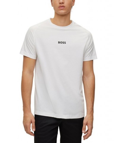 BOSS Men's Artwork and Logos Cotton-Jersey T-shirt White $47.52 T-Shirts