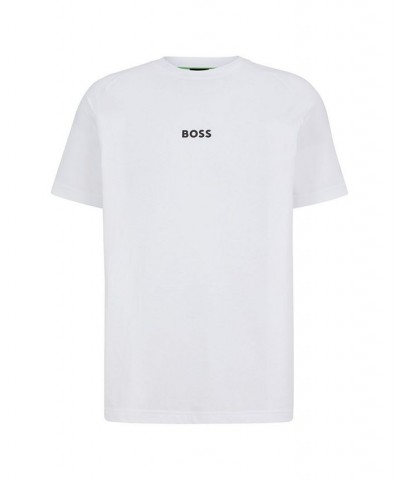 BOSS Men's Artwork and Logos Cotton-Jersey T-shirt White $47.52 T-Shirts