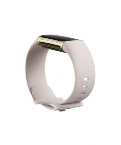 Charge 5 Lunar White Silicone Band Fitness and Health Tracker $59.18 Accessories