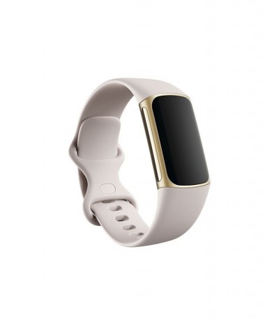 Charge 5 Lunar White Silicone Band Fitness and Health Tracker $59.18 Accessories