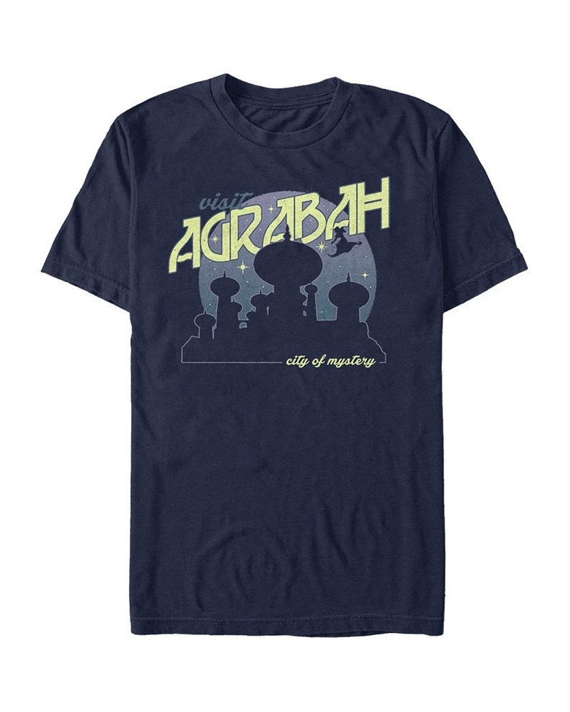 Disney Men's Aladdin Visit Agrabah, Short Sleeve T-Shirt Blue $14.70 T-Shirts