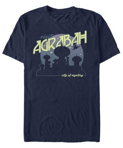 Disney Men's Aladdin Visit Agrabah, Short Sleeve T-Shirt Blue $14.70 T-Shirts