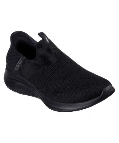 Women's Slip-Ins- Ultra Flex 3.0 Cozy Streak Casual Sneakers Black $48.00 Shoes