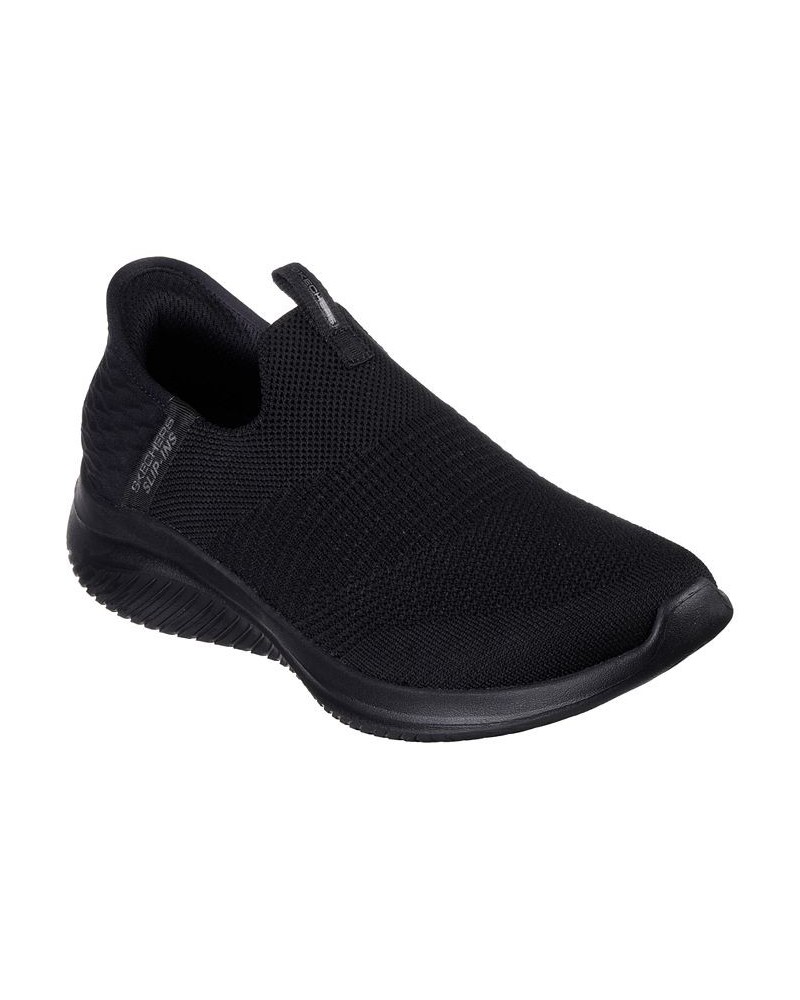 Women's Slip-Ins- Ultra Flex 3.0 Cozy Streak Casual Sneakers Black $48.00 Shoes