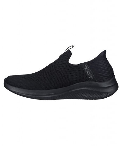 Women's Slip-Ins- Ultra Flex 3.0 Cozy Streak Casual Sneakers Black $48.00 Shoes