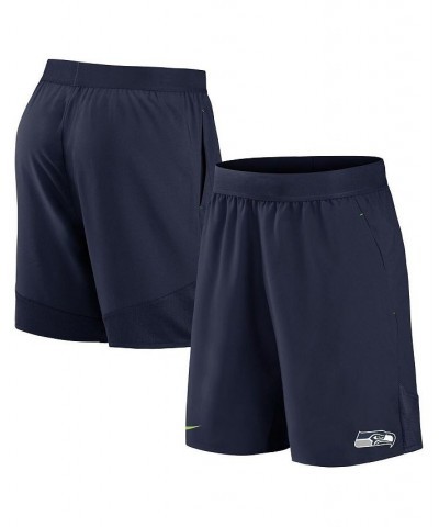 Men's College Navy Seattle Seahawks Stretch Woven Shorts $24.93 Shorts