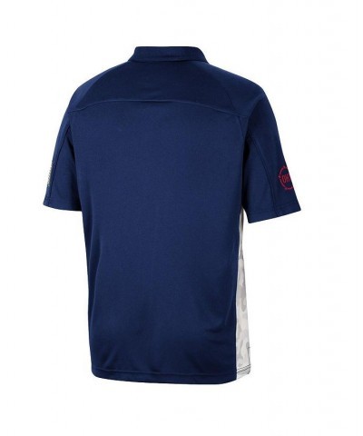 Men's Navy Ole Miss Rebels OHT Military-Inspired Appreciation Snow Camo Polo Shirt $27.60 Polo Shirts