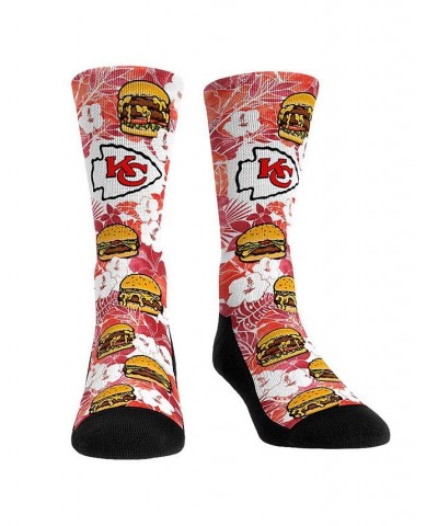 Men's and Women's Socks Kansas City Chiefs Chiefsburger Crew Socks $12.00 Socks