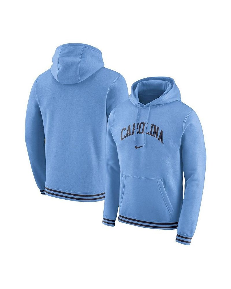 Men's Carolina Blue North Carolina Tar Heels Sketch Retro Pullover Hoodie $41.59 Sweatshirt