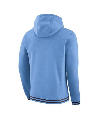 Men's Carolina Blue North Carolina Tar Heels Sketch Retro Pullover Hoodie $41.59 Sweatshirt