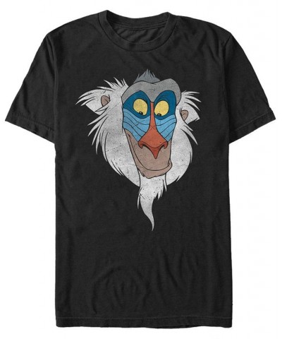 Disney Men's The Lion King Rafiki Portrait Short Sleeve T-Shirt Black $16.45 T-Shirts