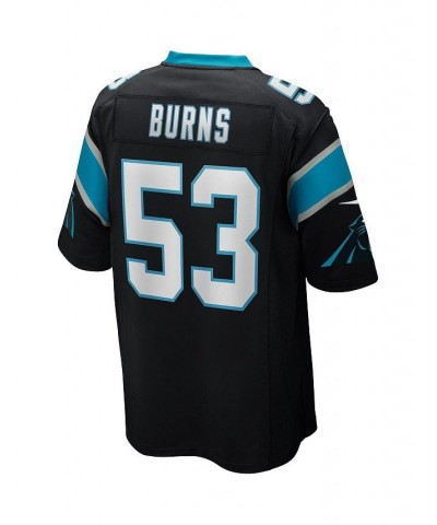 Men's Brian Burns Black Carolina Panthers Game Jersey $42.00 Jersey