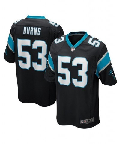 Men's Brian Burns Black Carolina Panthers Game Jersey $42.00 Jersey