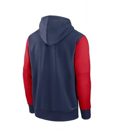 Men's Navy and Red Minnesota Twins Authentic Collection Performance Hoodie $41.40 Sweatshirt