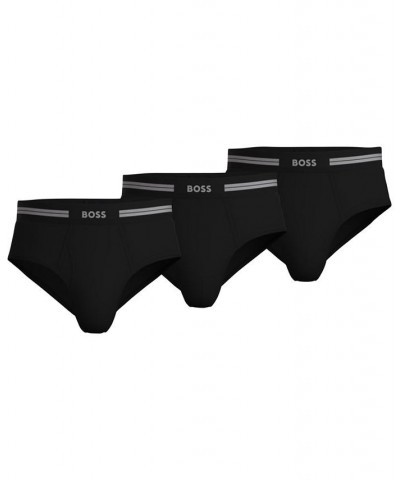 Men's 3-Pk. Traditional Classic Solid Briefs Black $16.80 Underwear