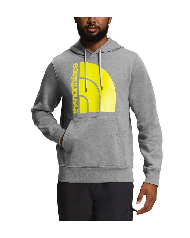 Men's Jumbo Half Dome Graphic Hoodie Gray $33.00 Sweatshirt