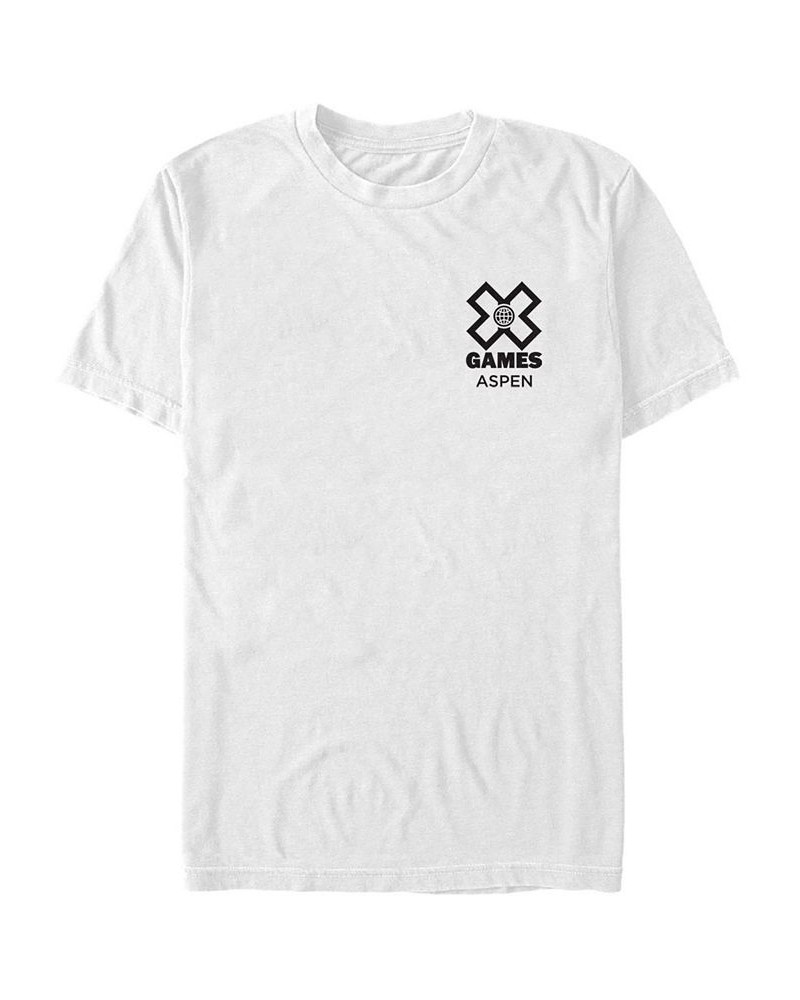 Men's Stacked Logo Short Sleeve Crew T-shirt White $16.45 T-Shirts