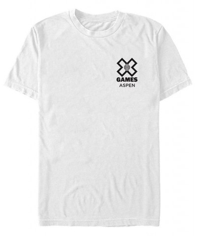 Men's Stacked Logo Short Sleeve Crew T-shirt White $16.45 T-Shirts