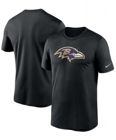 Men's Big and Tall Black Baltimore Ravens Logo Essential Legend Performance T-shirt $27.49 T-Shirts