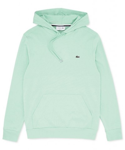 Hoodie Jersey Long Sleeve Tee Shirt with Kangaroo Pocket Green $54.00 T-Shirts